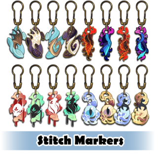 4 Stitch Markers of Your Choice.