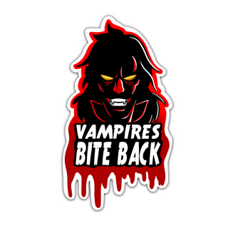 Vampires Bite Back Sticker