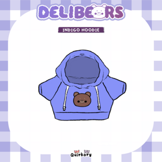 Indigo Bear Hoodie - NEW ACCESSORIES