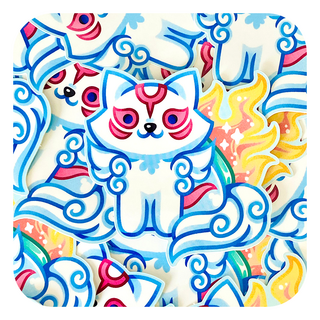 Nekomon Okami Waterproof Glossy Sticker