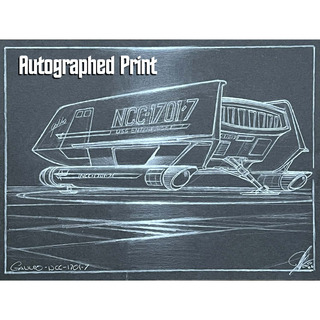 John Eaves - Galileo NCC-1701/7 Artwork - Autographed Print--