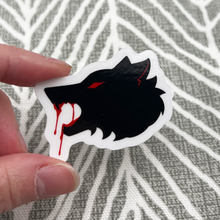 Wolf Clear Sticker