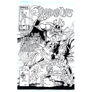 ORIGINAL ART Ken Haeser Thundercats cover