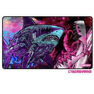 Cybersharks Stitched Edge Premium Playmat