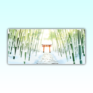 Bamboo Grove Deskmat