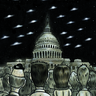 UFO POSTCARD: WASHINTON INVASION 10-PACK