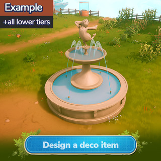 🕰️ Your deco item in the game