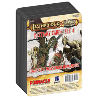 Pathfinder® for Savage Worlds Bestiary Cards Pack 4 – Dragons & Monstrous Humanoids
