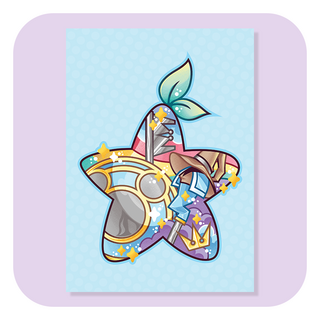 Magical Silhouette Paopu Fruit A4 Print