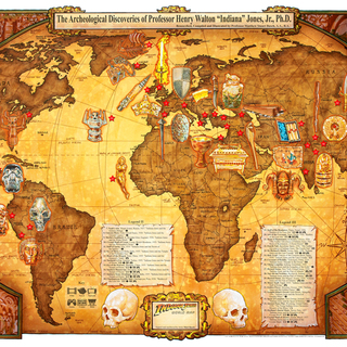 Indiana Jones World Map