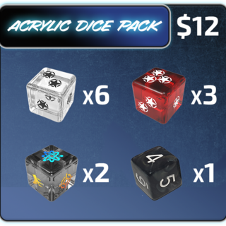 Acrylic Dice Pack