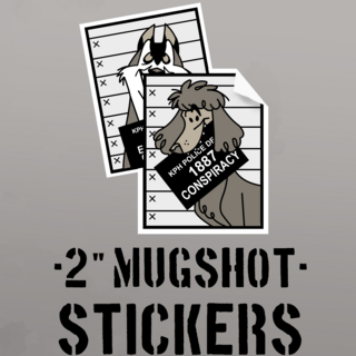 2" MUGSHOTS STICKER