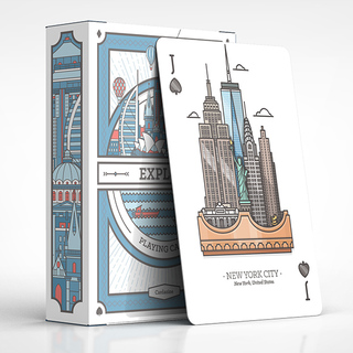 EXPLORE playing card