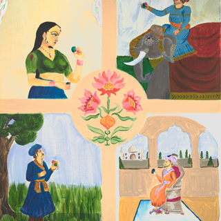 Ganjifa Cover Painting