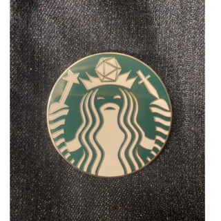 Roll for Caffeine Enamel Pin - 1 of 300 limited edition