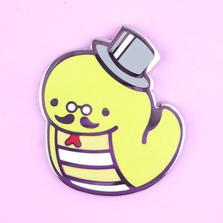 Tea Time Snake Pin