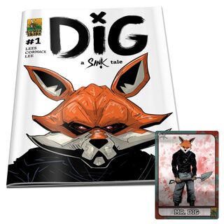 DIG #1A - Standard Cover [Alex Cormack] + MR. DIG Metal Card