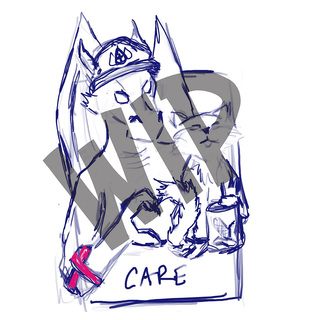Con Adventurers 2 "Care" Hard Enamel Pin