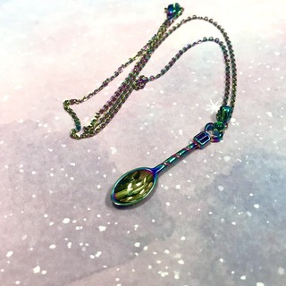 Spoonie Pendant (Rainbow)