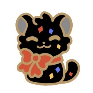 Confetti Panther Mini-pin