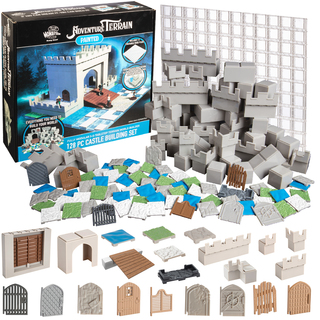 Monster Adventure Terrain Painted 128pc Castle Building Set