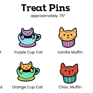 Treat Pin - Mini Enamel Pin