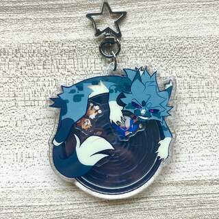 Ashfur Antagonist Shaker Keychain