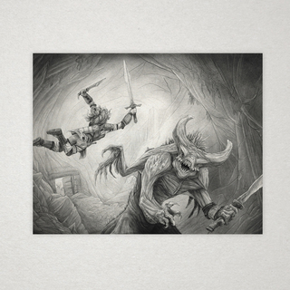 8X10 Character Art Print - Ella