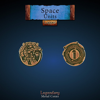 Space Unit Copper 1 Coins