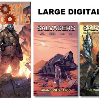 Large Digital Collection - Broken Gargoyles v1 and Salvagers v1&2
