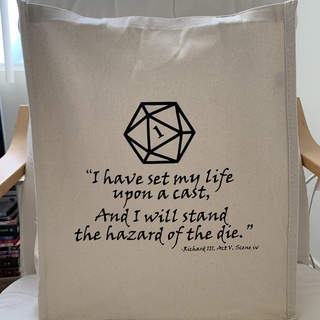 Tote bag: Shakespeare Richard III Gamer Philosophy