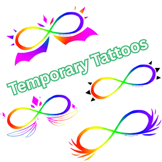 4 Temporary Tattoos