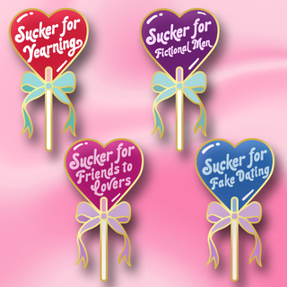 Sucker for Tropes Lollipop Pin