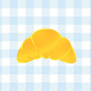 Gold Croissant Pin