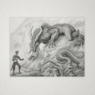 8X10 Character Art Print - Enok