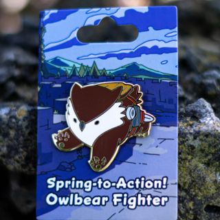 Spring-to-Action, Owlbear Fighter Pin (010)