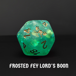 Frosted Fey Lord's Boon Dice Set
