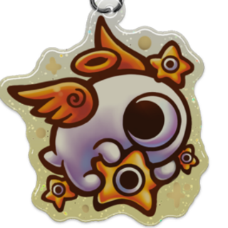 Bean Baby (White) -Mini Charm