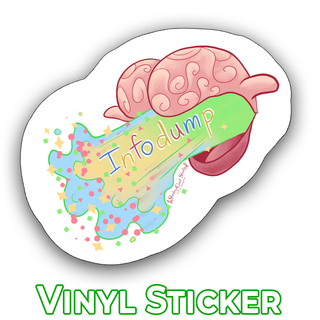 Sticker - Infodump Brain