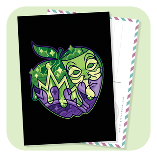Magical Silhouette Evil Queen Postcard
