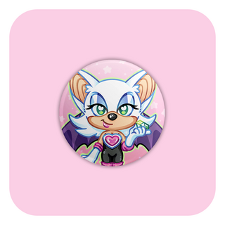 Badge Button - Rouge
