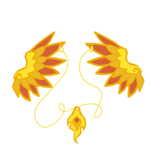 Phoenix Wing Hairpiece