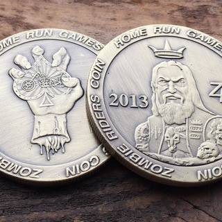 ZOMBIE RIDERS 1.5" DEALER COIN