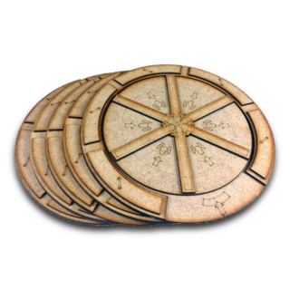 Barrage: Wooden Wheels Set