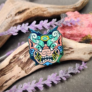 Dokkaebi  | 1.5 inch Korean Demon Enamel Pin