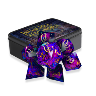Mysteries of Magic Sharp-Edged Resin Dice Set
