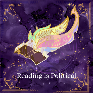Reading is political sticker
