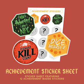 Achievement Sticker Sheet