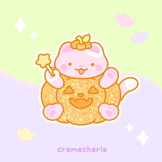 Pumpkitty Pin