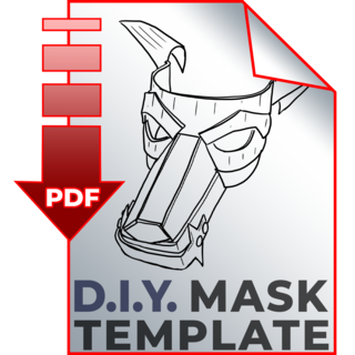 Patience mask template (digital download)